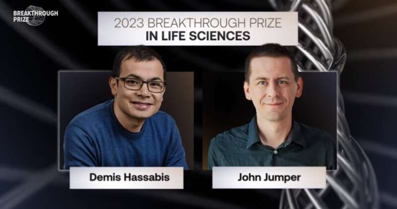 Demis Hassabis和John Jumper开发了能够准确预测蛋白质结构的 AlphaFold，该人工智能系统在很大程度上解决 ...