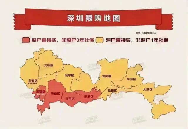 深圳限购地图